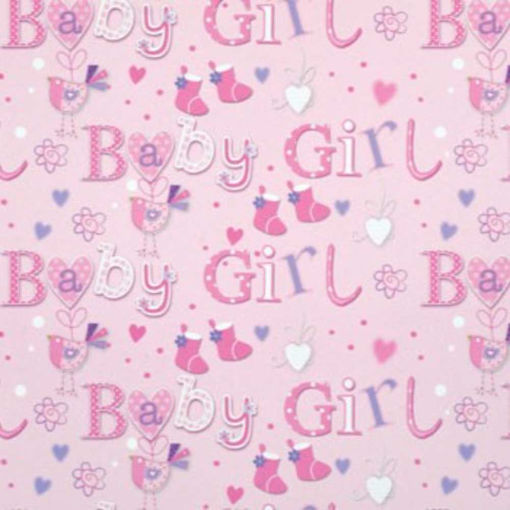 Picture of GIFT WRAPPING BABY GIRL 50X70CM